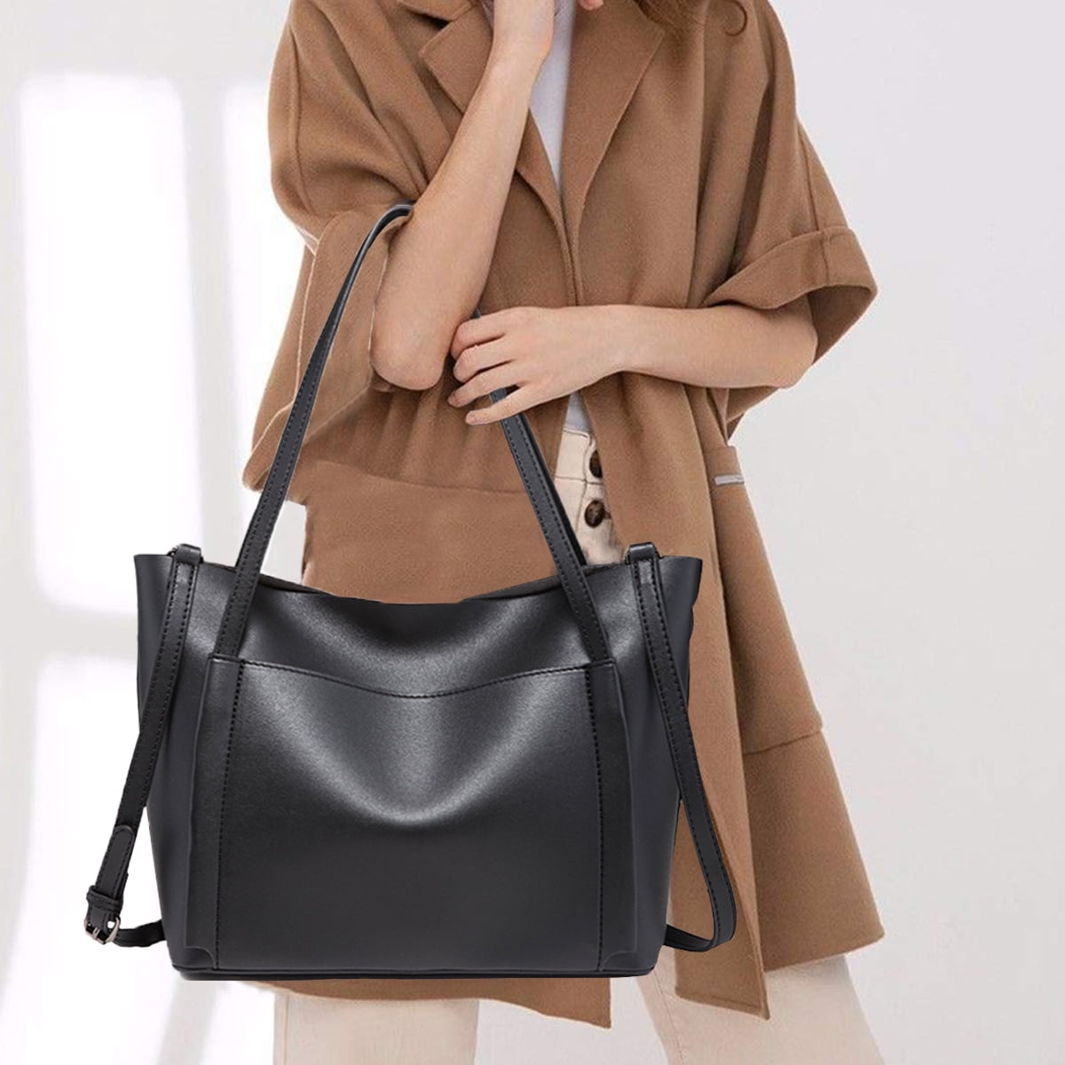 Women Leather Handbag Shoulder Crossbody Bag Tote Satchel Handbag for Christmas Gifts