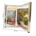 thumbnail image 3 of Portarretrato Home Trends 10.2x15.2 cm Doble Peltre Negro, 3 of 4