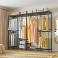 thumbnail image 6 of VIPEK V40 Heavy Duty Garment Rack, 1110LB Capacity Wire Clothes Rack, Multi-Functional Freestanding Closet Wardrobe, Black, 6 of 13
