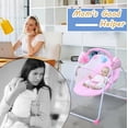 thumbnail image 2 of LHUAI, Electric Baby Swing And Bouncer Combo, Portable Compact Automatic, Bluetooth Music, 12 Preset Melodies, Remote, Pink, 2 of 10