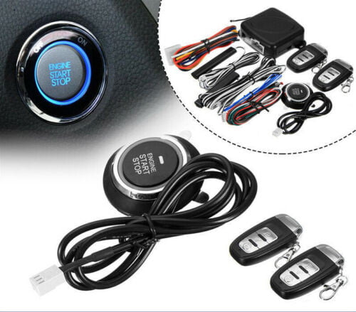 9pc Start Push Button Remote Starter Keyless Entry Alarm System Engine Well Made