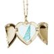 thumbnail image 1 of Blue Marine Life caracol ilustración Collar colgante en forma de melocotón con alas Unbranded M, 1 of 3