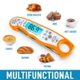 thumbnail image 3 of Zulay Kitchen Digital Meat Thermometer - Orange, 3 of 6