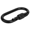 thumbnail image 3 of 7075 Aviation Aluminum Outdoor Climbing Mountaineering O Shape Automatic Lock Development Safety Protection CarabinerBlack, 3 of 6