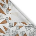 thumbnail image 3 of Ambesonne Sweets Kitchen Curtains, Yummy Desert Gelato, 55"x39", Pearl Pale Caramel, 3 of 3