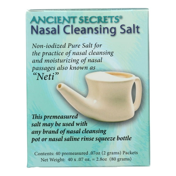 Ancient Secrets Nasal Cleansing Salt 40 Packet