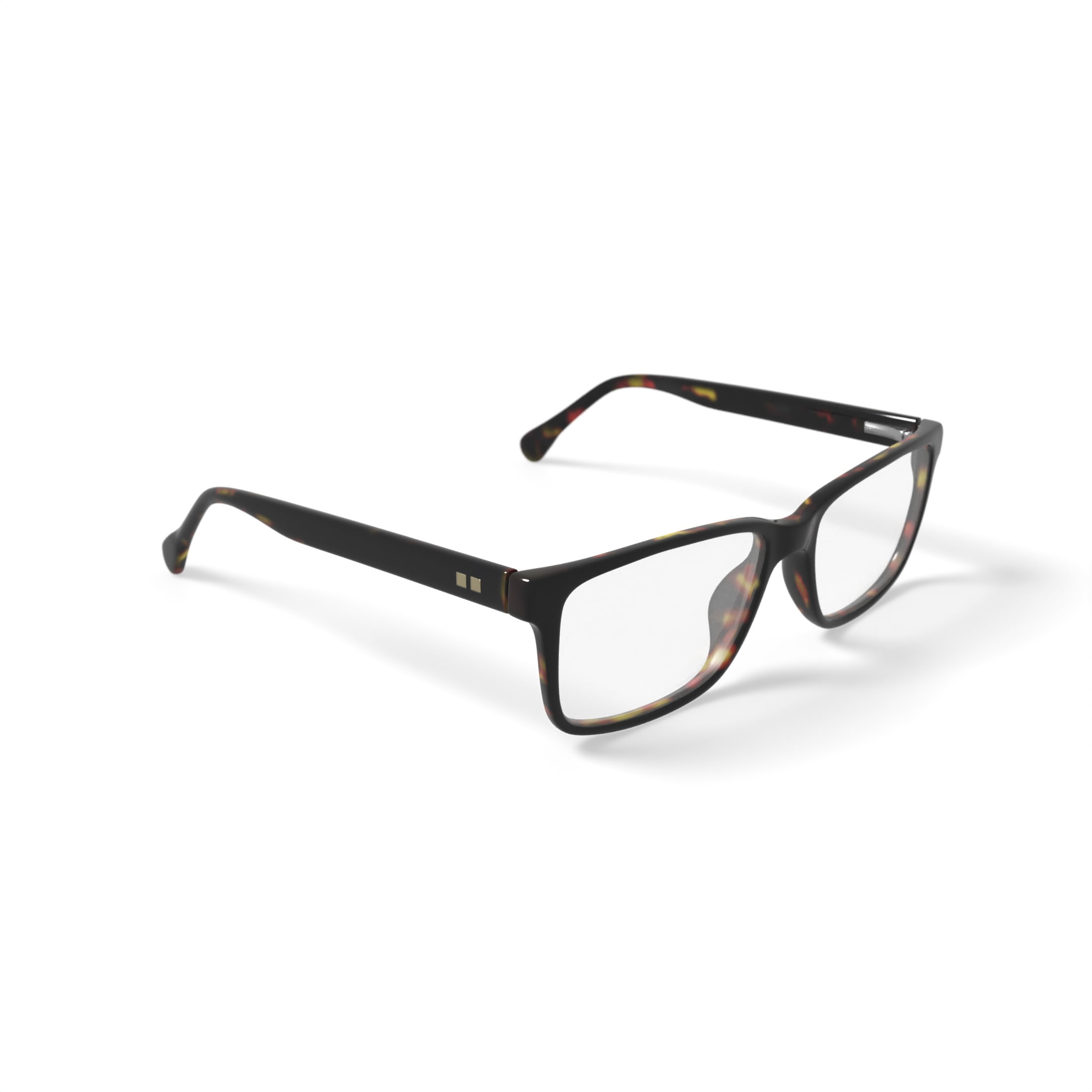 True Religion Men's Duke Rectangular Prescription Eyeglasses with Case, Navy