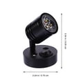 thumbnail image 2 of Myenne 1pc 12V Flexible RV Boat LED Light Yacht Wall Light Aluminum Suction Lamp, 2 of 10