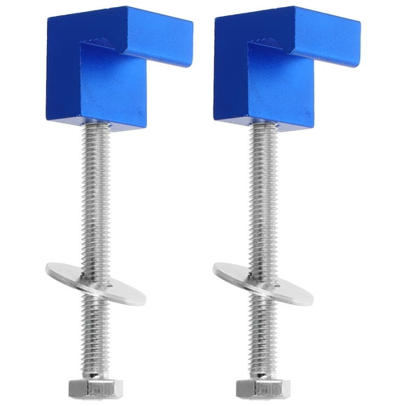 2 Pcs Kit de Montage pour Boîte à Outils de Camion, Crochet en J en Alliage d'Aluminium, Pince de Montage pour Accessoires de Boîte à Outils de Camionnette