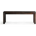 thumbnail image 4 of Grain Wood Furniture Montauk Solid Wood Bench, Driftwood, 4 of 12