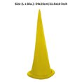 thumbnail image 3 of Alvivi Christmas Dwarf Hat Gnome Elf Hat Solid Color Pointed Cap for Women Men Halloween Carnival Party Yellow One Size, 3 of 3