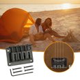 thumbnail image 3 of Puente de cola dura de 4 cuerdas, puente fijo de Metal ajustable, piezas de guitarra, accesorios, 3 of 8