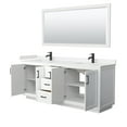 thumbnail image 7 of Wyndham Collection Wcf2929-80D-Vca-M70 Miranda 80" Free Standing Double Basin Vanity Set -, 7 of 7