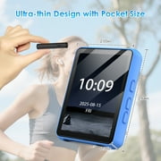Fohil MP3 Player Bluetooth, 64GB 2.4 Inch Touch Screen Portable MP3 Player, Music Player with FM Radio, EBook, Recorder, Supports Multiple Audio Formats,TF Card
