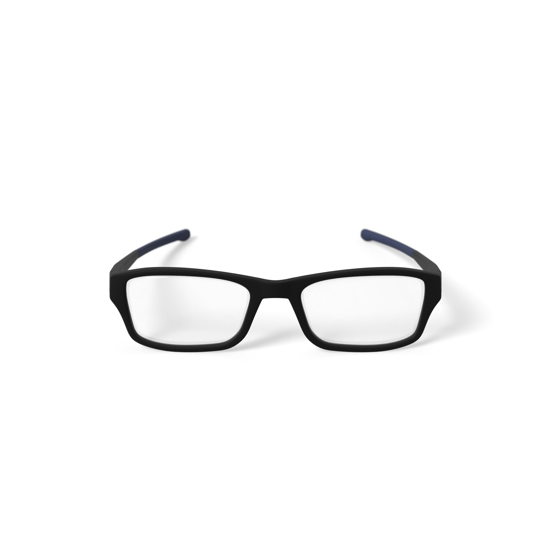Oakley Unisex Size 53 Rectangular Chamfer Optical Glasses, Satin Black/Demo Lens