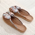 thumbnail image 5 of DAFEI Cool In Summer Comfortable Home Slippers Soft Sole Breathable Indoor Sandals Bow Decorated Slippers, 5 of 5