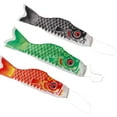 thumbnail image 1 of Bandera Koinobori shamjiam 3x Japón Flag Carp Windsock colgante 100cm, 1 of 8