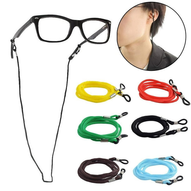 Adjustable Eyeglass Strap (Fish Style) - No Tail Sunglass Strap - Eyewear  String Holder - With Bonus Glasses Cleaning Cloth, Black, 3 Pack :  : Tools & Home Improvement