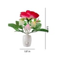 thumbnail image 3 of Color Changing LED Plug-in Flower Night Light, Multicolor Mood Lighting for Bedrooms, Hallways, 1-Pack, 3 of 6