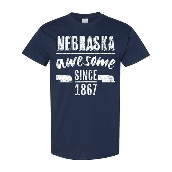 Inktastic Nebraska Awesome Since 1867 T-Shirt
