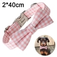 thumbnail image 2 of Collar de perro de cola pequeña con lazo, pajarita de perro cómoda, collar de perro de pajarita collar de perro ajustable MFZFUKR CPB-US-YY379-4, 2 of 5