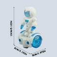 thumbnail image 3 of Childrens Robot Toy Cool Light Music Mechanical Walking Educational Gadget For Kids Stem Learning With Motion And Sound Features, 3 of 9