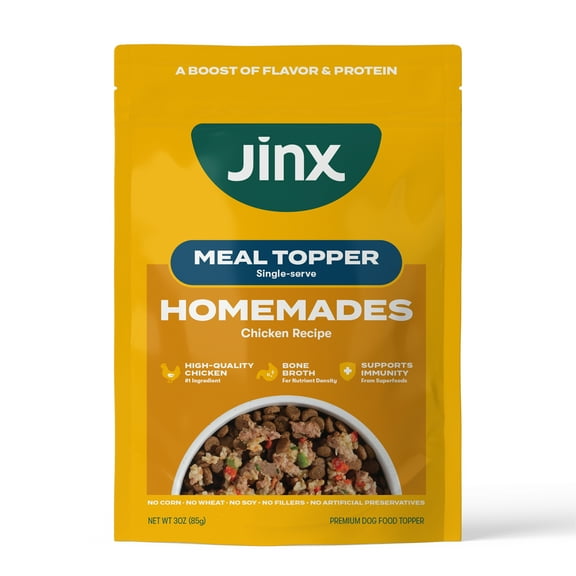 Jinx Homemades Chicken Topper,3oz.Pouch