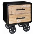 thumbnail image 1 of Vintage Industrial Two Drawer Cabinet by Urban Port, 1 of 1