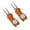 2PCS-Orange, variant on ENFOURCLASS Foldable 3-in-1 Divot Tool with Groove Cleaner & Ball Marker for Golf Training & Repair
