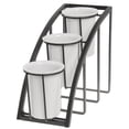 thumbnail image 2 of Cal Mil 1746-3-13 Mission Black Steel 3-Tier Upright Cylinder Display - 7 x 13 x 10.75 in., 2 of 7