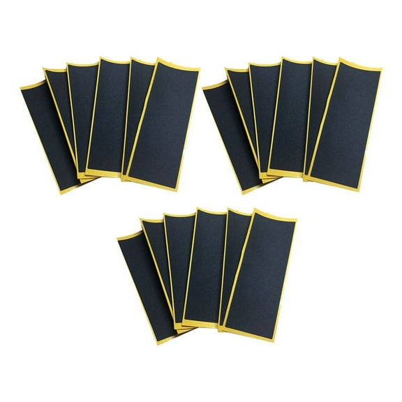 60Pcs/Lot Black Fingerboard Deck Uncut Tape Stickers Black Foam Grip Tape Stickers 38mmx110mm
