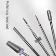 thumbnail image 5 of ROZYARD 5/6Pcs Nail Drill Bits Set Tungsten Steel Nail Drills for Acrylic Nails Professional Manicurists Nail Drill Bit, 5 of 18