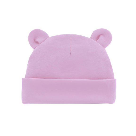 TELOLY Newborn Hats,Warm Fit Newborn Hats for Baby Girls,All-Day Comfort to Keep Baby Cozy Baby Girl Hats,Purple