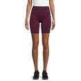 thumbnail image 3 of Under Control Women’s Adult Active Seamless Bike Shorts with Phone Pockets, 2-Pack Athletic Shorts, 3 of 6