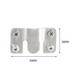 thumbnail image 2 of MERRYHAPY 10 Pcs Codes d'Angle pour Meubles en Acier Inoxydable Cadres Photo Argentés avec Design Résistant à la Rouille, 2 of 8