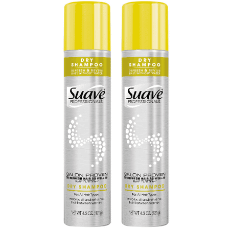 (2 pack) Suave Professionals Refresh and Revive Dry Shampoo, 4.3