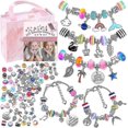 thumbnail image 1 of Girls Charm Bracelet Making Kit-diy Jewellery Making Kit For Kids 26-27s, 1 of 4