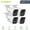 4PCS, variant on SANNCE 2PCS 2MP Full HD Wired Analog CCTV TVI-HD Outdoor Security Bullet Camera for DVR Security Camera System with Outdoor IP66 Waterproof 100 ft Night VisionB