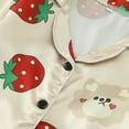 thumbnail image 2 of Gibobby Conjunto de ropa de bebé Pijamas de manga larga para niños y niñas con estampado de animados, camisetas, pantalones, ropa de dormir(Caqui,4-5 Años), 2 of 5