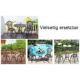 thumbnail image 5 of Costway Outdoor Patio Furniture leaf Design Cast Aluminum Bistro Set Antique Copper, 5 of 8