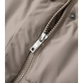 thumbnail image 5 of GGleaf Women's Winter Thicken Puffer Coat Warm Snow Jacket with Fur Removable Hood khaki 3X-Large, 5 of 8
