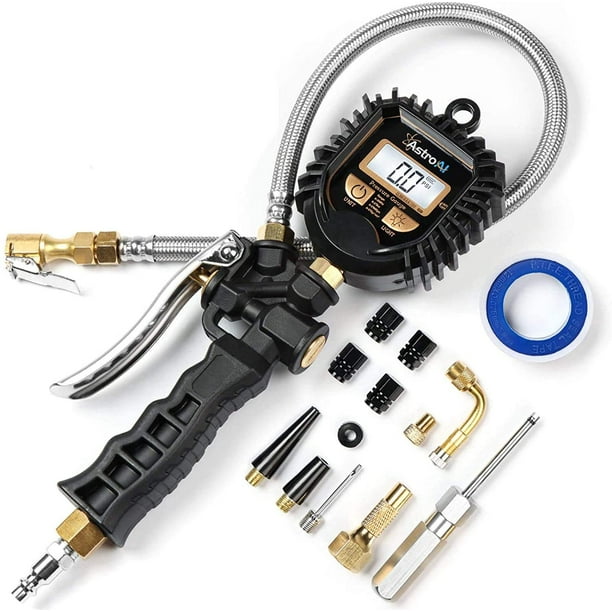 AstroAI Digital Tire Inflator with Pressure Gauge, 250PSI Air Chuck