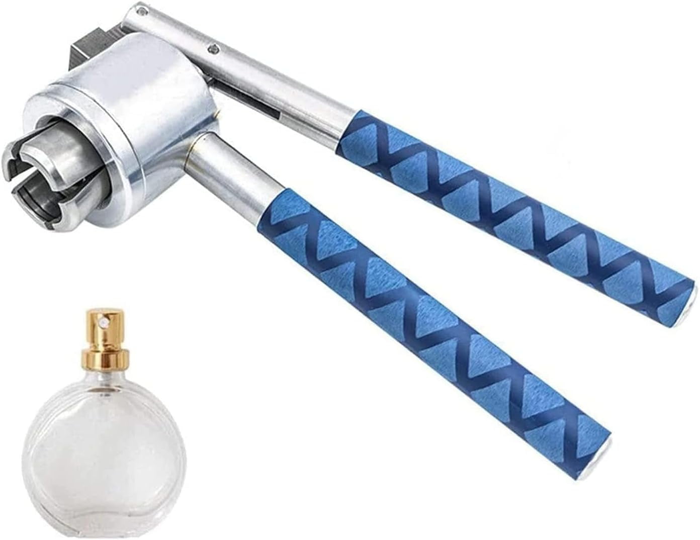 Manual Perfume Vial Sprayer Crimper, 13mm /15mm /18mm /20mm Handheld Bottle Sealing Machine Cap Capper Bottle Crimping Capping Tools,18mm