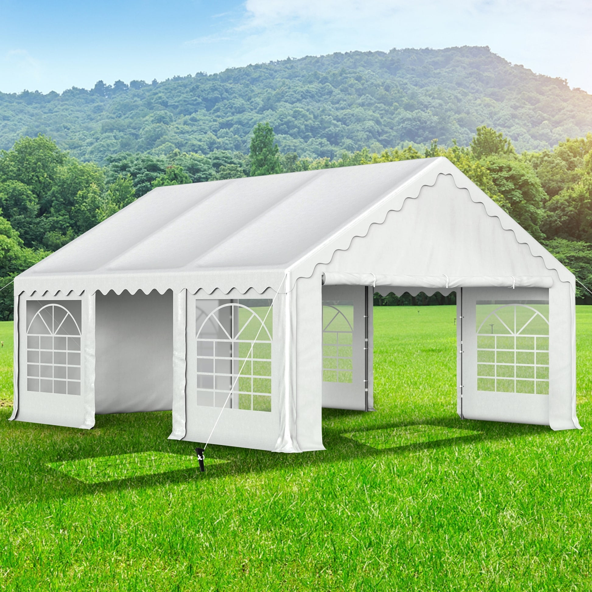 タイムセール 半額 Wedding FT 26 x 13 ARTS MAISON Party Removable 8 with Tent ライト・ランタン