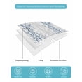 thumbnail image 5 of Navy Blue Grey Branch Twin XL Size Down Alternative Comforter,Lightweight Comforter Quilt Bedding Set with Pillow Shams Spring Summer Pastoral Botanical All Seasons Bed Comforter Duvet Insert 68"x98", 5 of 7