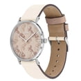 thumbnail image 2 of Coach 14503553 Perry Chalk Off White Logo Design Dial Leather Band Women's Watch, 2 of 5