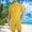 Yellow, variant on FRSASU Men's Short Sets 2 Piece Outfit Plus Size Casual Clothes Crewneck Loose Shorts Breathable Tracksuit Loungewear Yellow