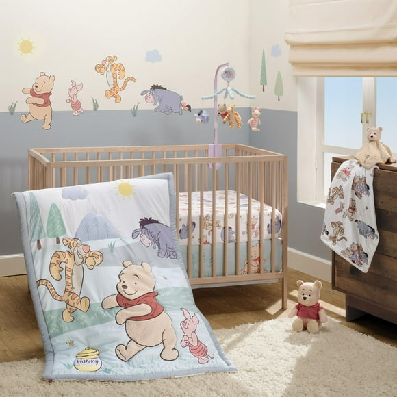 Juego de ropa de cama para cuna Bedtime Originals Disney Baby Winnie Pooh