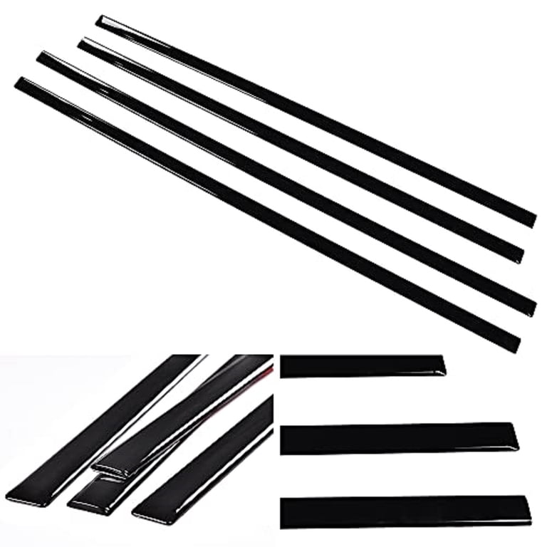 4PCS BODY SIDE MOLDING TRIM BLACK FIT FOR 2019-2021