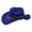 Blue, variant on Zijinkuiwen Unisex Cowboy Hat with Woven Ethnic Band and Multi‑Medallion Coin Ornament for Western Themed Party Cosplay Country Music Festival Gathering,Wine,One Size